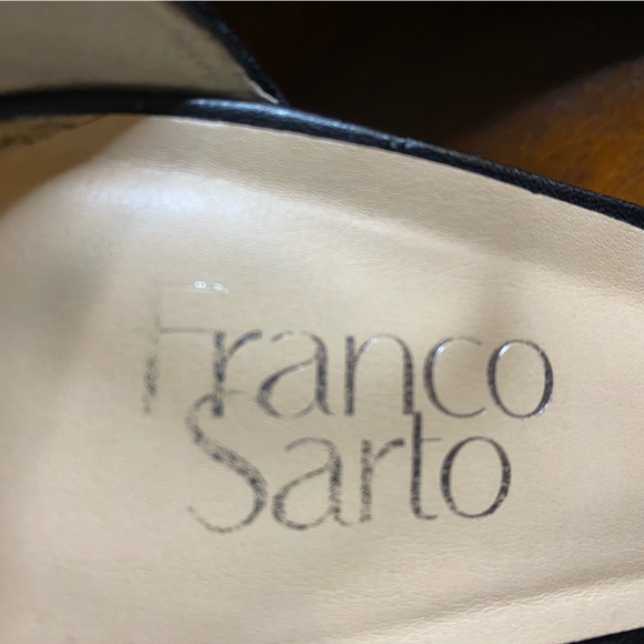Black wedge heel shoes by Franco Sarto - Picture 4 of 5